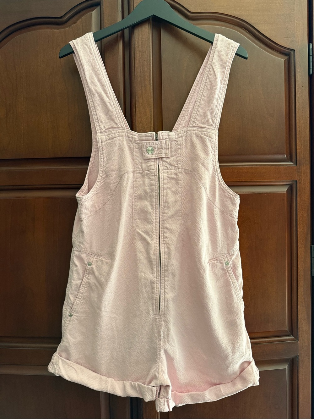 We The Free Jude Shortalls Overalls Romper Pink Parfait Free People Size Small